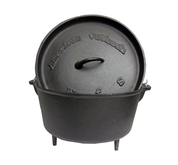 Sold at Auction: #10 W.J. Loth Dutch Oven with Low Lid & Trivet