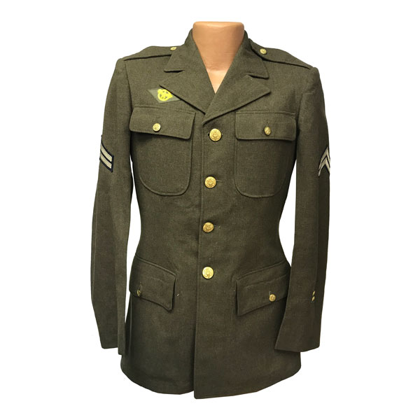 US ARMY WWII ENLISTED MEN’S WINTER SERVICE UNIFORM JACKET – General ...